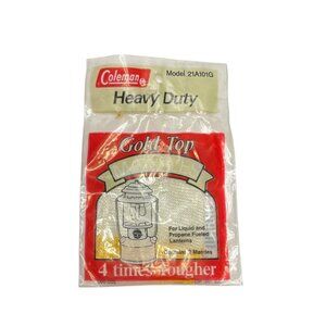 Coleman Gold Top Heavy Duty Mantles Model #21A101G Pack‎ of 2
